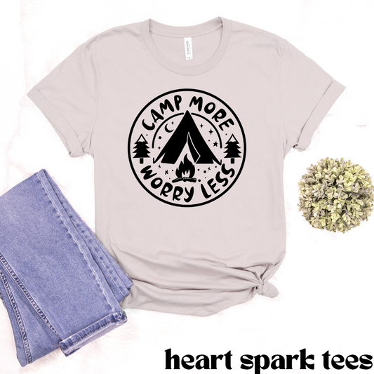 Camp More Worry Less T-Shirt